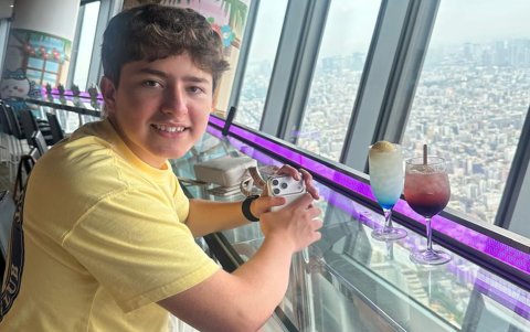 Joaquín Quevedo se preparó por mes y medio para participar en las olimpiadas.