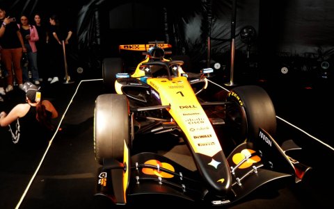 El auto de la escudería McLaren que utilizó en 2026.