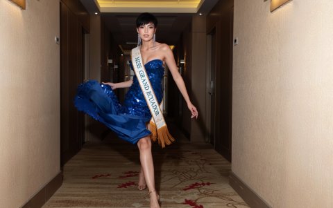 Antes de convertirse en Miss Grand Ecuador, Shyare ya había recorrido otros certámenes de belleza.