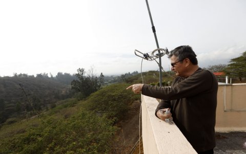El terreno de Alberto Guerra está dentro del área contemplada para la PTAR Tumbaco, una obra que genera preocupación entre moradores.