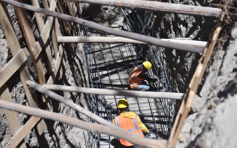 Epmaps ejecuta trabajos complementarios como limpieza de quebradas y construcción de emisarios para conducir aguas residuales hacia la futura PTAR Tumbaco.