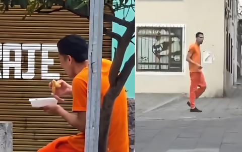 El SNAI informó que la persona captada con uniforme naranja en Latacunga no se encontraba bajo custodia y ya había recuperado su libertad.