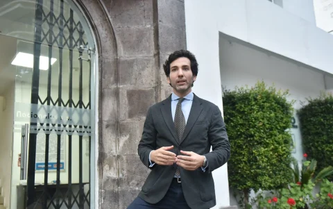 Javier Rojas, socio director de Influencia Hispana, durante su visita a Ecuador para buscar aliados para la plataforma.