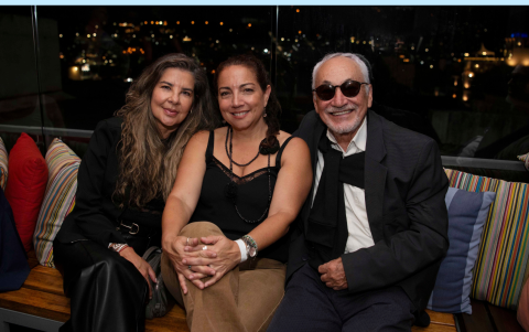 María Lorena Cortés, Joanna Grubel y Ricardo Solórzano.