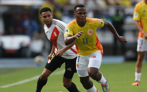 Colombia y Perú se miden en partido amistoso en Estados Unidos.