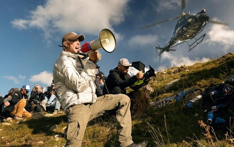 Michael Bay, director de cinco películas de Transformers.