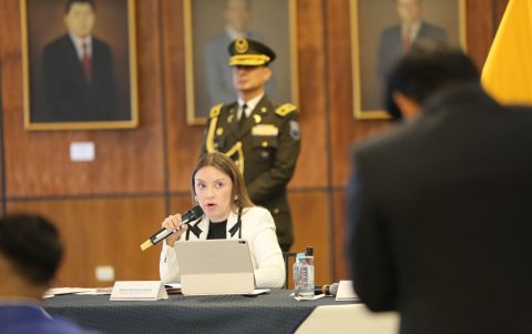 Mishel Mancheno hizo una evaluación sobre la agenda legislativa a finales de septiembre 2026.