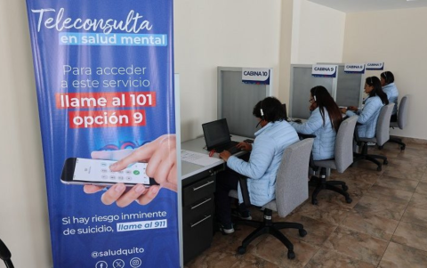 En el servicio de teleconsulta, que ofrece la Secretaría de Salud de Quito, la atención es de 07:00 a 19:00, de lunes a viernes.