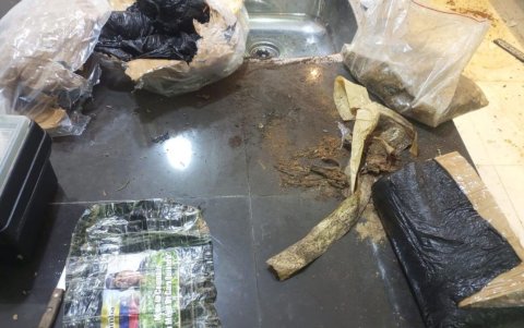 La droga incautada en Esmeraldas equivalía a más de 376 mil dosis.