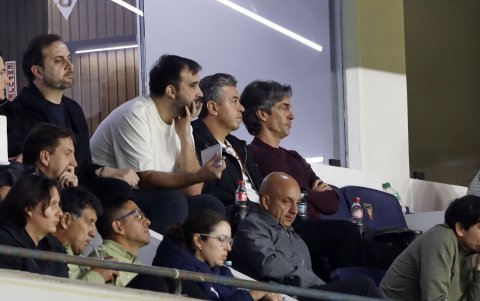 Marcelo Gallardo presenció desde las gradas el Liga de Quito vs. BarcelonaSC.