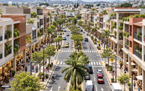 Así visualiza Urdesa el arquitecto Rafael Baquerizo, quien propone fomentar la vivienda vertical, los espacios verdes y la vida comunitaria.
