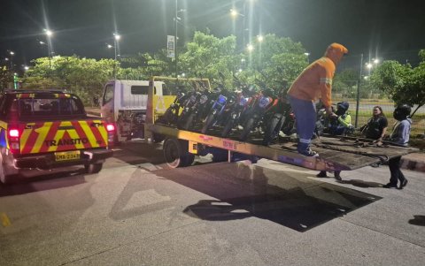 La madrugada de este 16 de octubre, la ATM retuvo 17 motos y emitió 21 sanciones.
