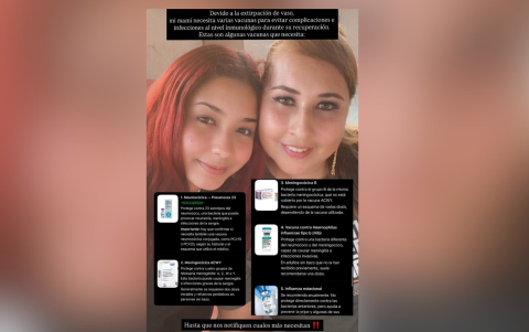 Rose Montalván mantiene una campaña solidaria para cubrir los gastos médicos y tratamientos que requieren sus padres.