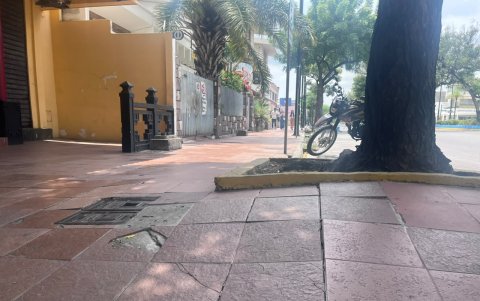 Uno de los puntos en plena Víctor Emilio Estrada.