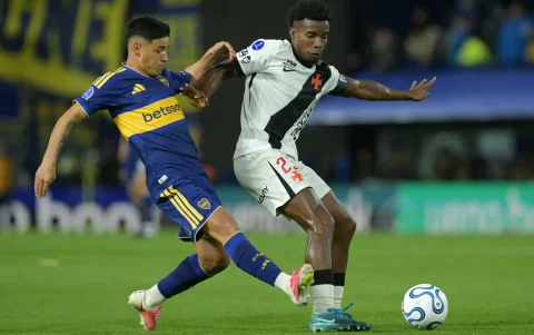 Boca Juniors perdió 1-0 ante Vasco da Gama en el juego de ida, en la Bombonera.
