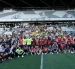 La selección de Ecuador recibe apoyo musical de los niños de Nansana Kids.