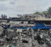 Así quedaron las embarcaciones que fueron alcanzadas por el fuego en Manta el pasado sábado 6 de junio de 2026.