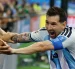 Messi festeja su doblete ante Austria, que le permitió convertirse en el máximo goleador en la historia de los Mundiales.
