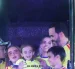 El ultraderechista Abelardo de la Espriella ganador de la segunda vuelta presidencial de este domingo en Colombia celebra con su familia