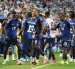 Jugadores de Cabo Verde celebraron el gol de Sidny Lopes Cabral ante Argentina.