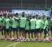Los jugadores de la selección mexicana durante el entrenamiento celebrado en el Centro de Alto rendimiento en Ciudad de México.
