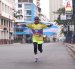 Caicedo hizo los 10 k desde Malecón y Olmedo, punto de partida emblemática la prueba.