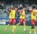 Aryton Preciado de Aucas y su gol ante Emelec en el Capwell.