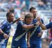 Luca Klimowicz (c) fue la figura de Emelec al marcar un doblete ante Técnico Universitario.