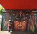 Cultura y color transforman este intercambiador de la av. Galo Plaza Lasso.