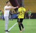 Pablo Trobbiani dirigió su primer partido en el Monumental y consiguió una goleada 3-0 ante Orense.