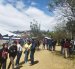 Evacuación. Alumnos y profesores de la Escuela Politécnica Nacional fueron evacuados por la emergencia registrada en el sector.