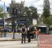 Hombres de la Policía llegaron hasta el lugar para verificar la alerta.
