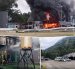 El incendio ocurrido en la estación de bombeo N.° 4 de Baeza, del Sistema de Oleoducto Transecuatoriano.