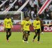 Sus rostros lo dicen todo en los jugadores de Barcelona SC en el estadio Rodrigo Paz.