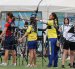 Adriana Espinoza de Los Monteros (d) fue la primera local en unos Olímpicos.