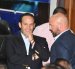 Francisco Egas (i) de FEF y Miguel Ángel Loor de LigaPro, mantienen discrepancias
