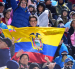 Los jugadores de Ecuador animan a su selección antes del partido de fútbol de las eliminatorias sudamericanas de la Copa Mundial de la FIFA 2026.