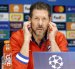 Diego Simeone, entrenador del Atlético de Madrid.