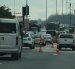 Uno de los carriles del paso a desnivel ubicado en Carlos Julio Arosemena y Las Monjas estaba temporalmente restringido al tránsito vehicular debido a la inspección.