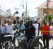 Fiorella Icaza, esposa del alcalde de Guayaquil, con gritos alentaba a su esposo para que todo salga bien la tarde de este 22 de marzo.
