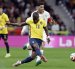 Enner valencia, delantero de Ecuador, en el duelo contra Marruecos el jueves 27 de marzo en Madrid.