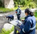 Técnicos y estudiantes han realizado estudios del Río Pachanlica donde se ha comprobado el grado de contaminación.