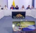 Gustavo Petro, presidente de Colombia, sesionó junto a su gabinete en Ipiales, cerca de la frontera Ecuador-Colombia.