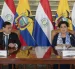 Rubén Ramírez y Gabriela Sommerfeld, cancilleres de Paraguay y Ecuador, respectivamente.