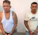 Alias Gordo Danny (izquierda) y Puppy fueron detenidos por militares en Calceta. El Ministerio de Defensa asegura que son miembros de la banda criminal Los Choneros.