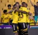 Ricardinho Caicedo debutó con la camiseta 63 y estuvo en el festejo del gol de Carabalí.