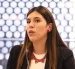Valentina Centeno es la jefa del bloque de ADN, que señaló que el proyecto que busca sancionar la opinión es del correísmo. Pero los noboístas también tienen un planteamiento y ocultan al proponente.