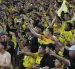 La hinchada de Barcelona y su esperanza que los amarillos ganen en Chile.