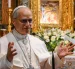 León XIV en el santuario de la Virgen del Buen Consejo en Genazzano