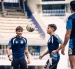 Jugadores de Emelec entrenan en el estadio George Capwell.